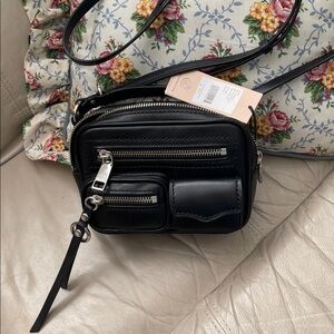Rebecca Minkoff Jett Mini Boxy Crossbody Black